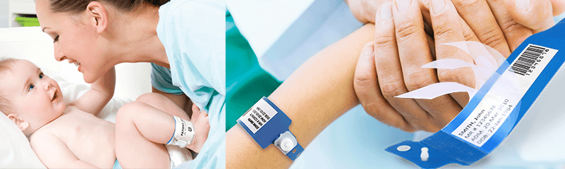 Bracelets avec protection adhésive