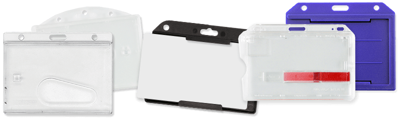 Porte-badges en plastique