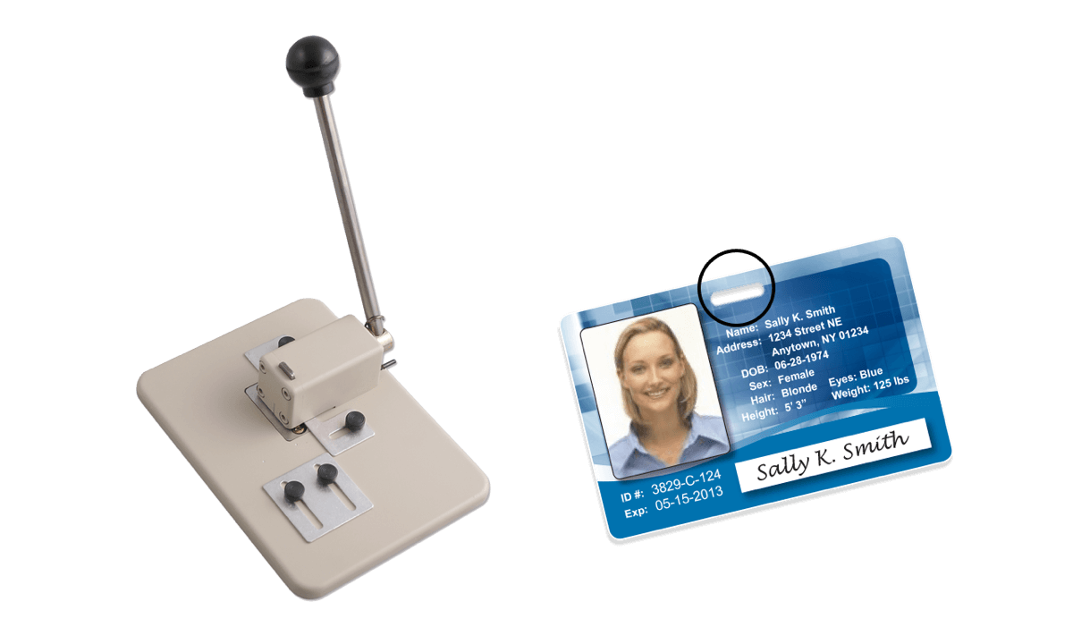 Perforeuse de Bureau Robuste avec Guide Réglable