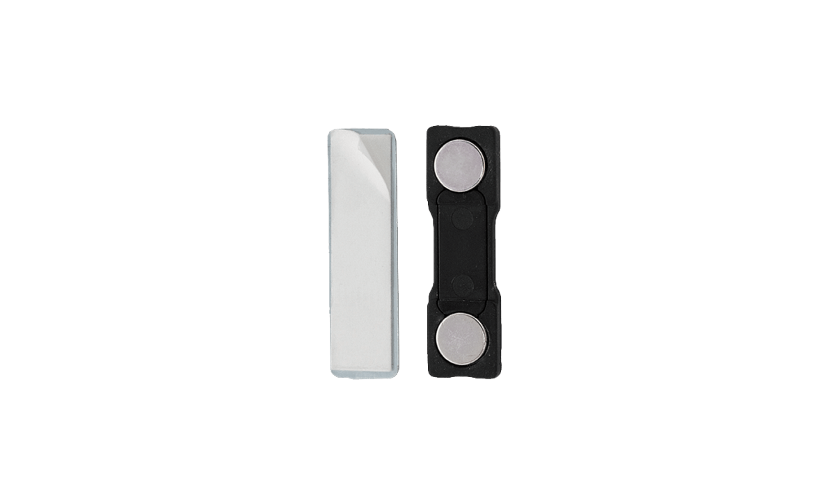 Attache Magnétique Adhésive - Coque plastique (2 Aimants)