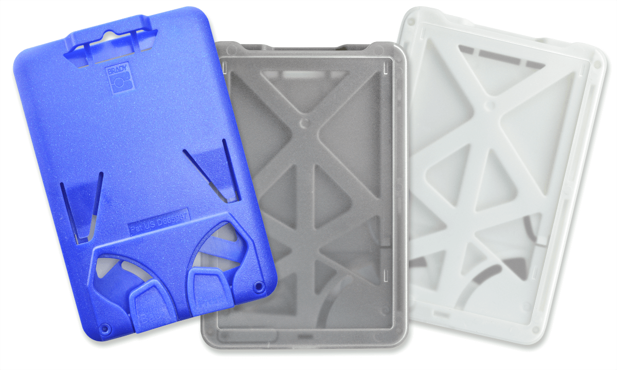 Porte-badge B-Holder vertical pour 3 cartes avec mécanisme d’extraction