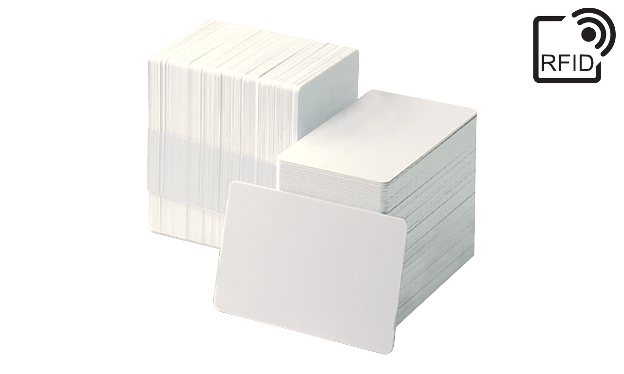 Cartes PVC vierges - 750 mic