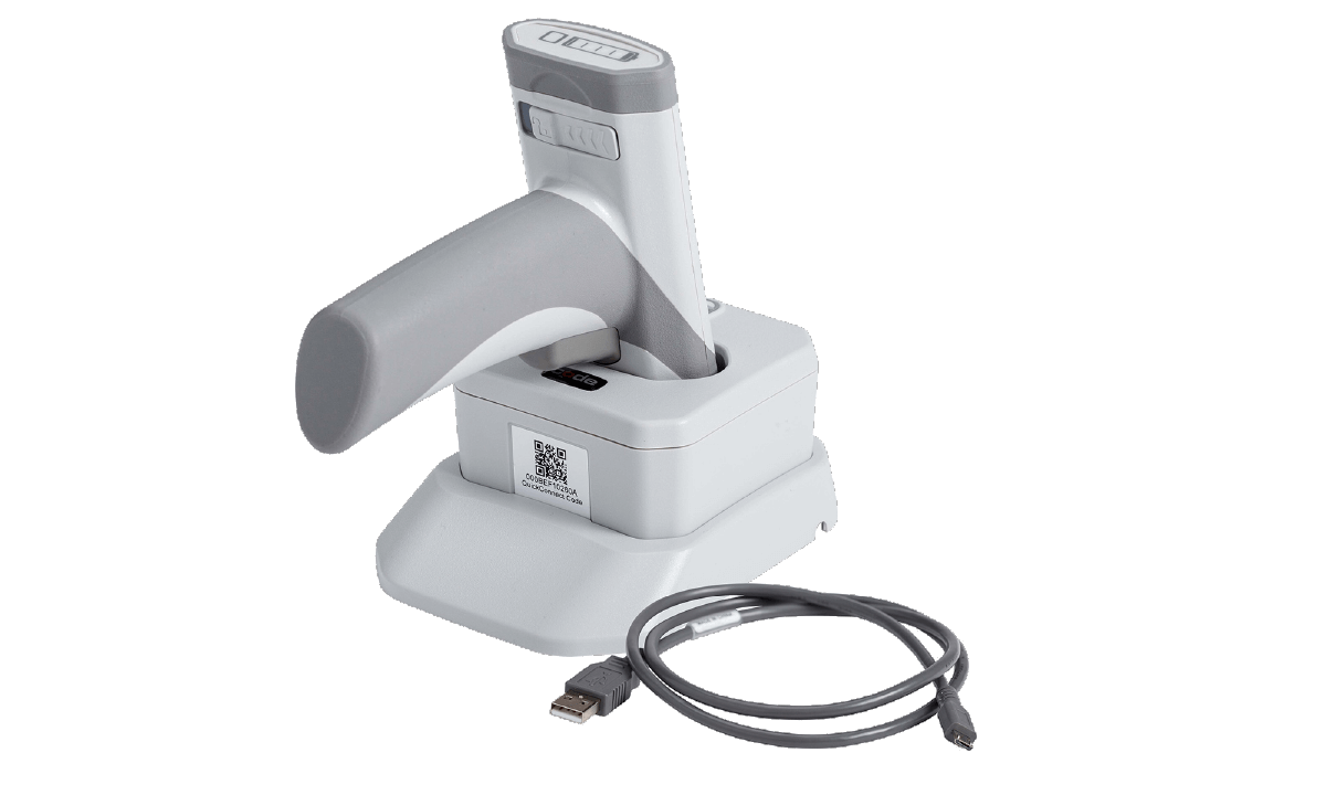 Lecteur de codes-barres avec poignée Code Reader 2700 avec station de chargement
