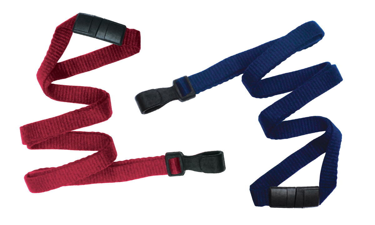 Tours de cou en bambou 10 mm avec attache de sécurité et mousqueton en plastique antipivotant