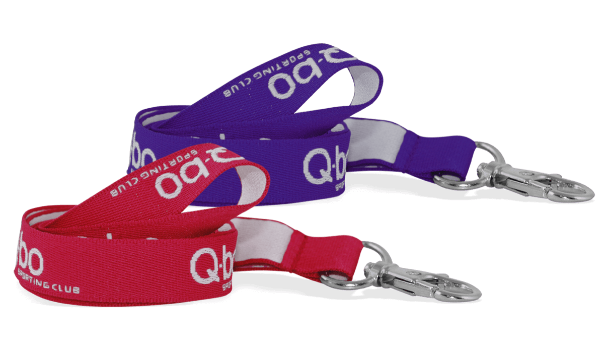 Tours de cou tissés 15mm - personnalisables avec 1 couleur