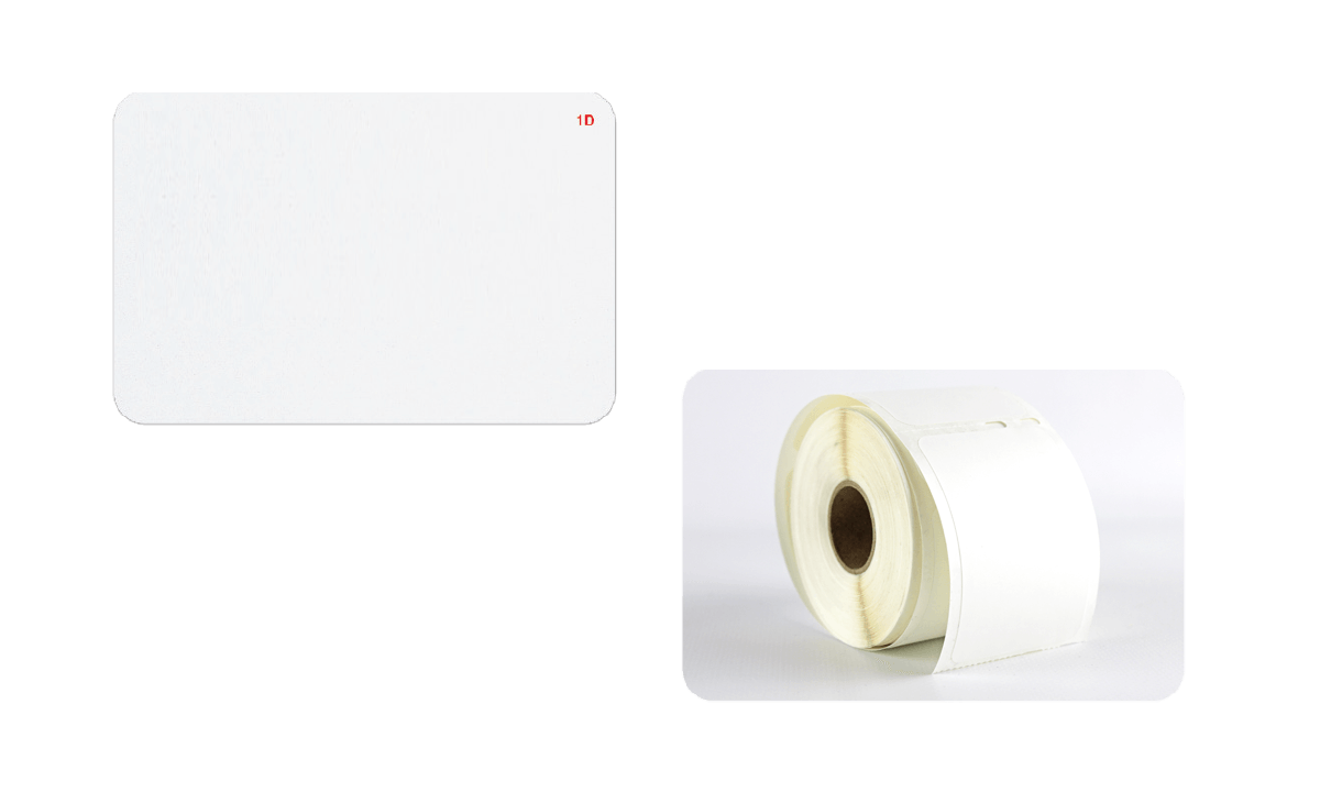 TEMPBadges thermiques à clipser en 2 pièces - Partie avant uniquement