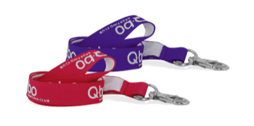 Tours de cou tissés 15mm - personnalisables avec 1 couleur