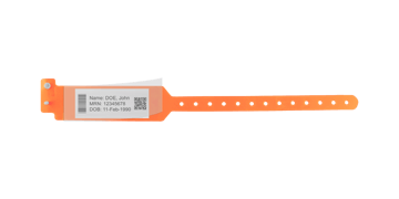 Bracelets Sentry LabelBand avec film de protection adhésif Taille Adulte