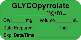 Glycopyrrolate